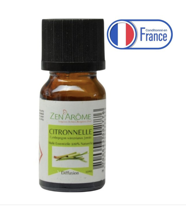Huile Essentielle - Citronnelle - 10 ml – Utilisation pour la Diffusion – 