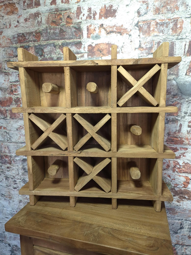 Toiletrolhouder XOXO, teakhout