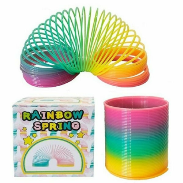 Trapveer springveer regenboog 