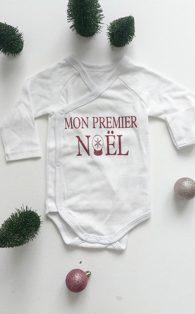Body bébé " Mon premier Noël "