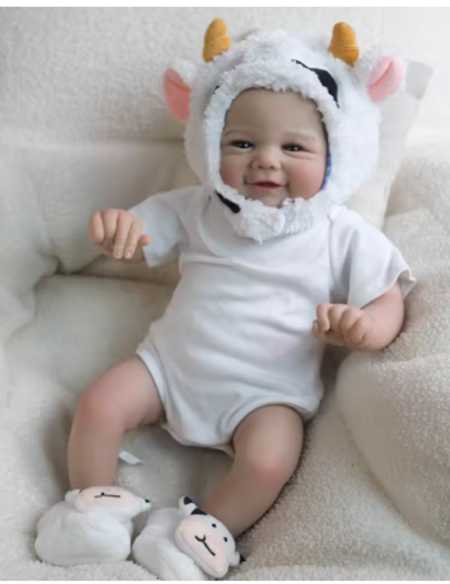 Realistische baby pop levensecht Vivienne (49cm)