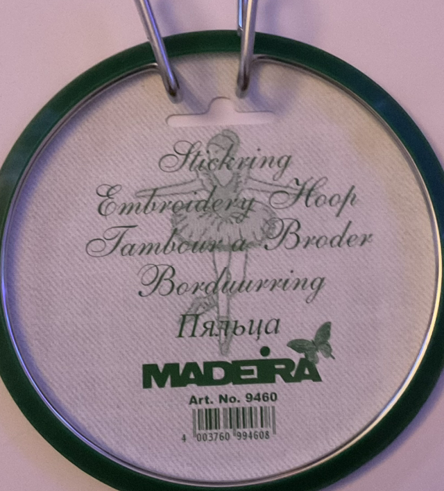 Madeira Spring Embroidery Hoop 13cm (5 inch) - grips fabric and adjusts easily