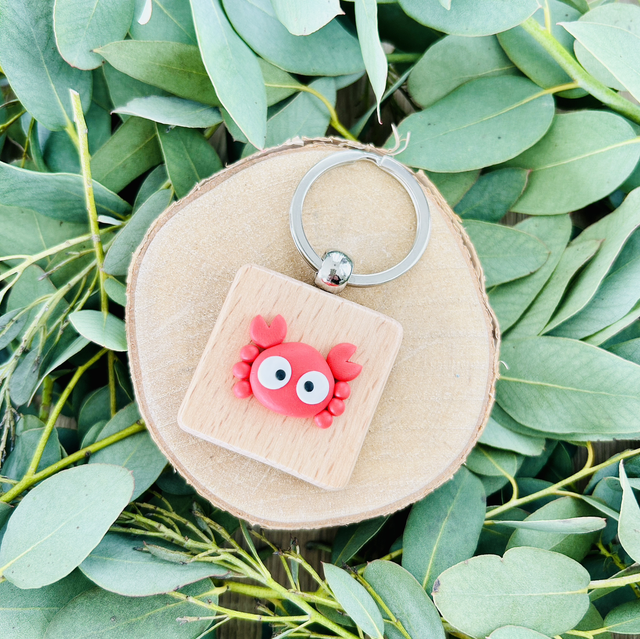 Porte clé "J'en pince pour toi"