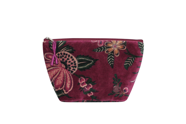 Earth Squared Printed Velvet Plum 