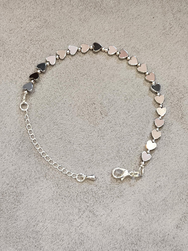 Hematite (Silver) Bracelet