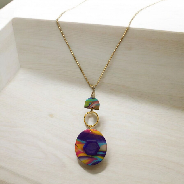 SAUTOIR O ARC EN CIEL