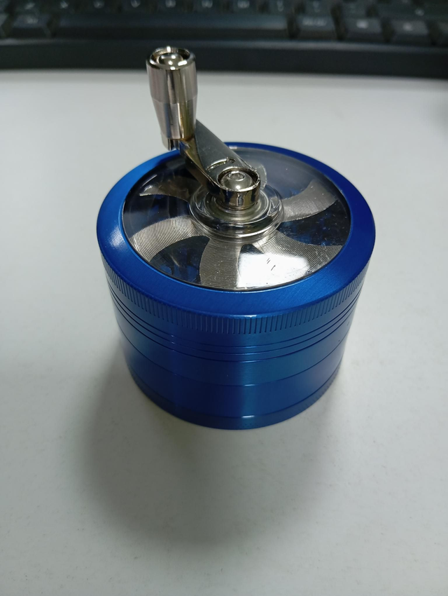 Grinder Azul manivela 63mm