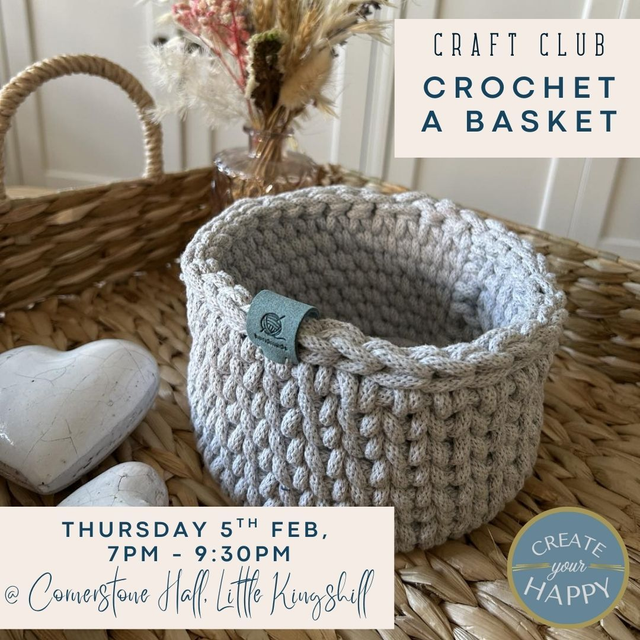 Crochet A Basket Creative Session