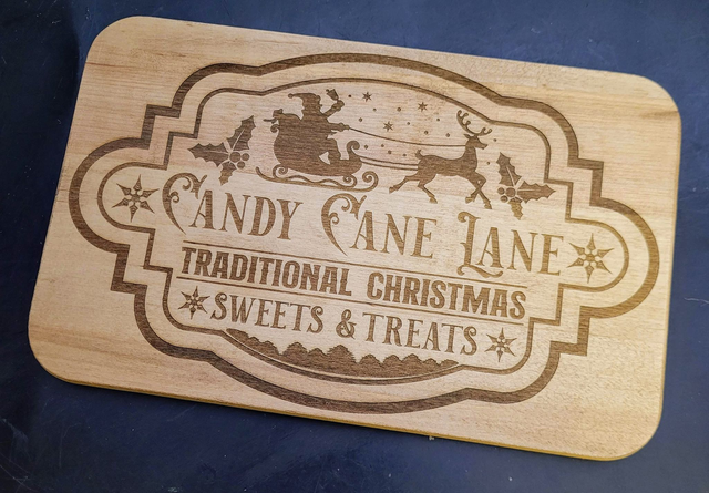 Kerst serveerplankje