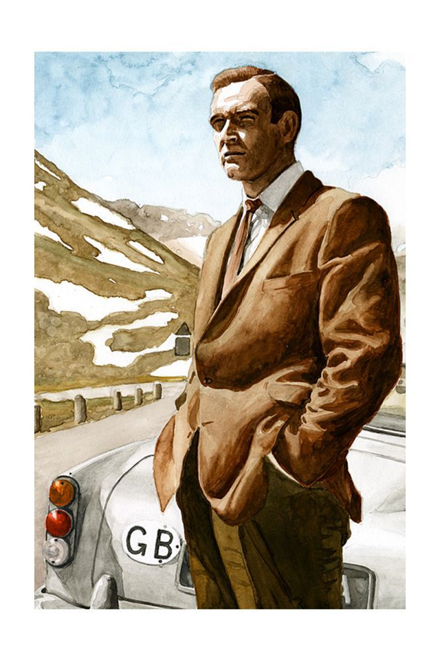 James Bond 007 Movies Art Print