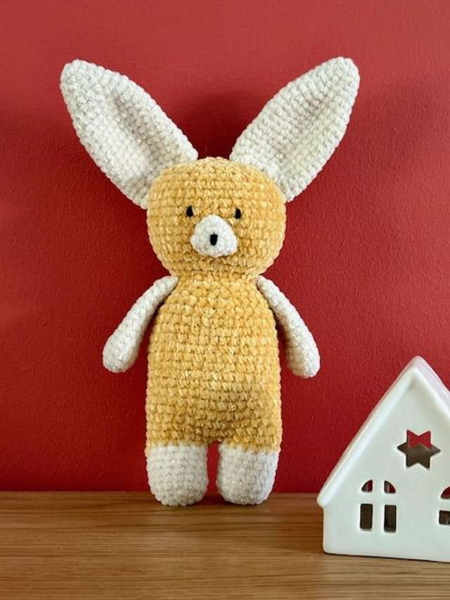 Alec - Peluche fennec au crochet