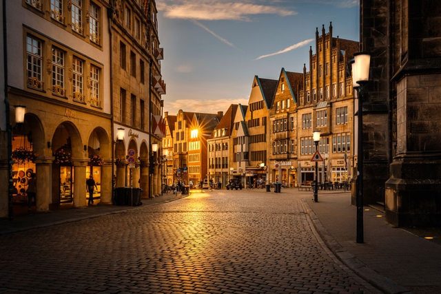 Prinzipalmarkt am Abend