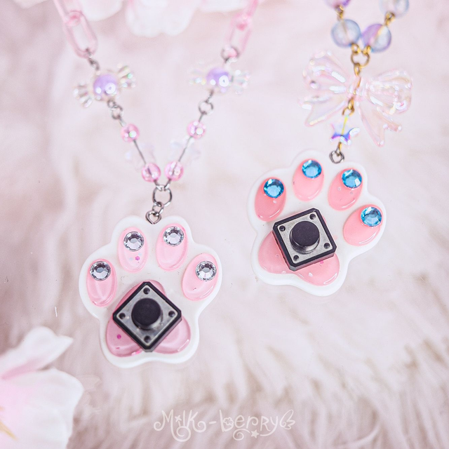 Collier Stimming Clicker Patte de Chat