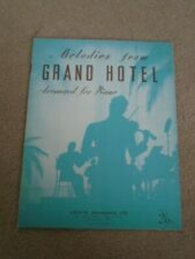 Melodies from Grand Hotel arranged for Piano