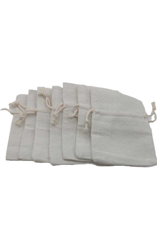 Leinen Säckli beige