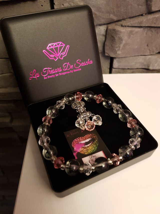 Bracelet Maya Rose Transparent