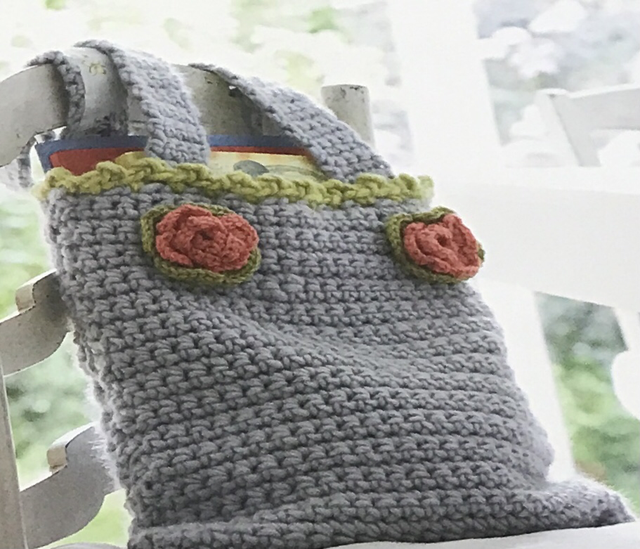 Rose Shopper - Crochet Pattern - CRD08