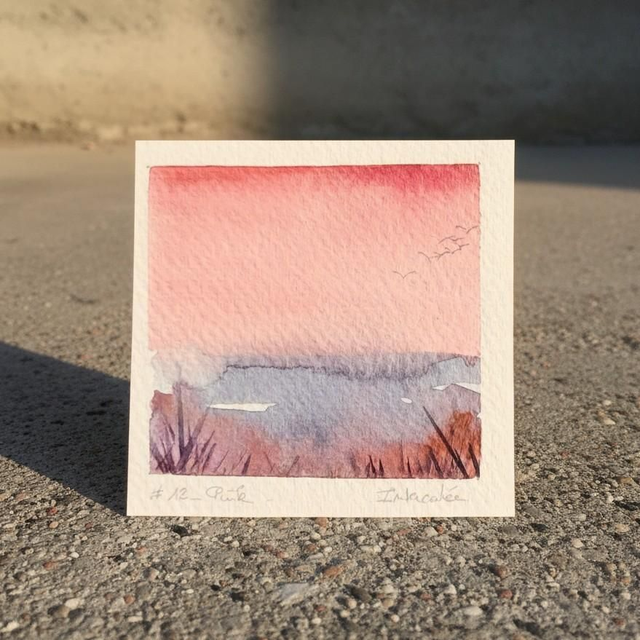 Aquarelle mini - Pink