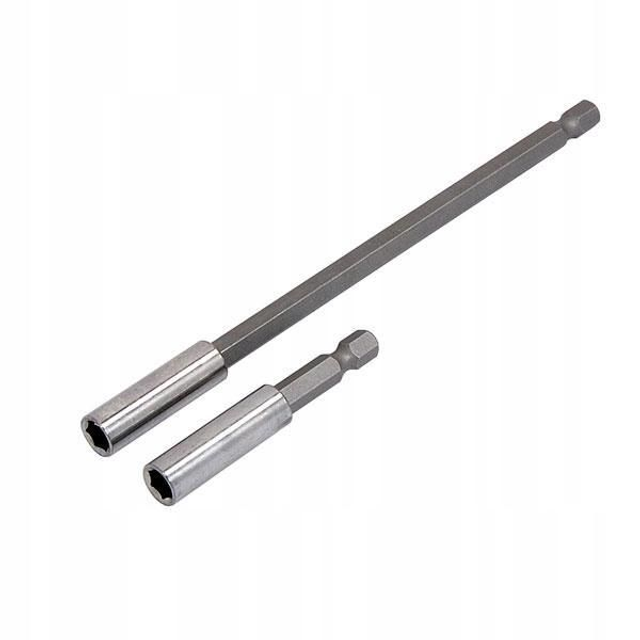 2PC MAGNETIC LONG HEXAGONAL QUICK CHANGE SCREWDRIVER Extension DRILL BIT HOLDER