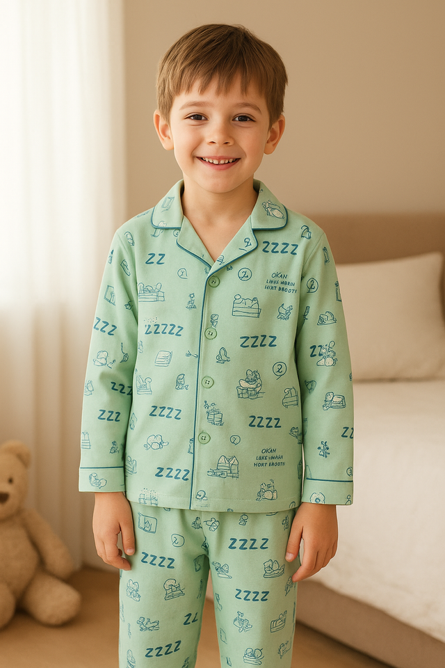 Pyjama en Coton pour Enfants – Collection Dreamy Nights 