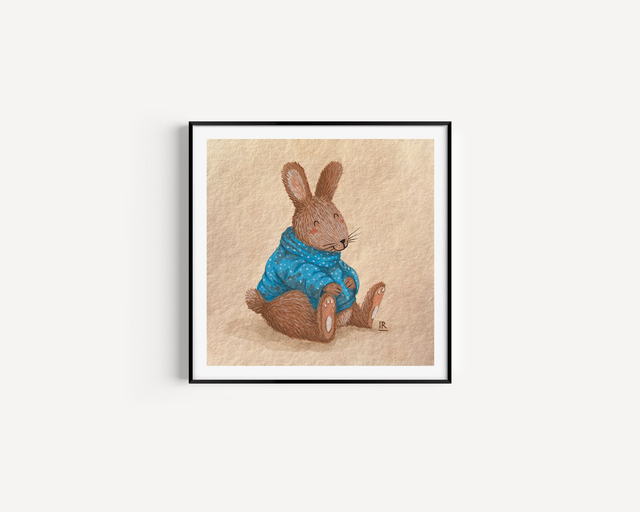 Zajček (Giclée print)