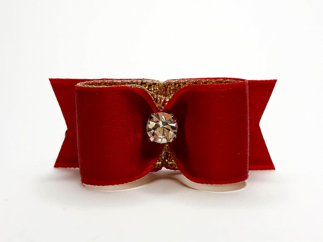 Noeud pour chien classique-strass-divers coloris