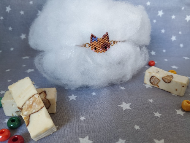 Bracelet chat tigré