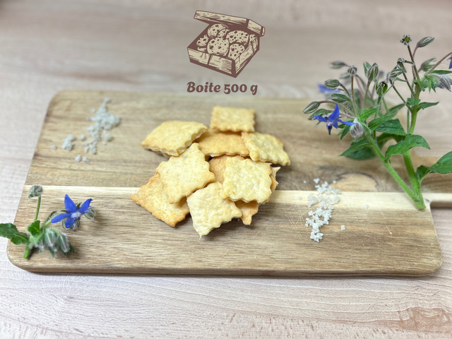 3. Biscuits Crousti'sel  (Boite 500g)