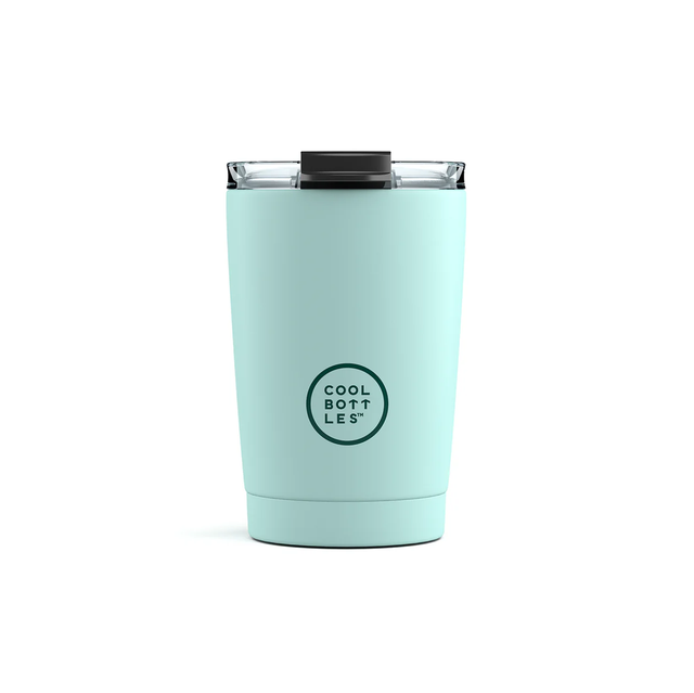 Cool Bottles Edelstahl Thermobecher Coffeecup „PASTEL SKY“ 330ml