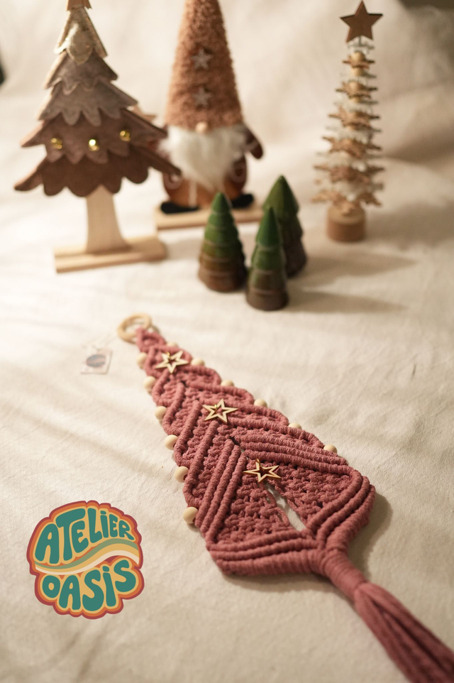 Sapin en macramé - taille L 