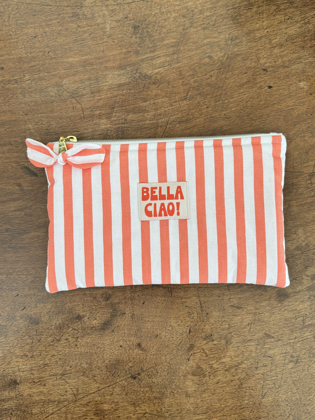 Pochette plate matelassée L