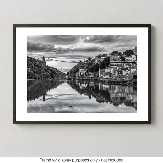 Clifton Suspension Bridge - Evening (Monochrome)