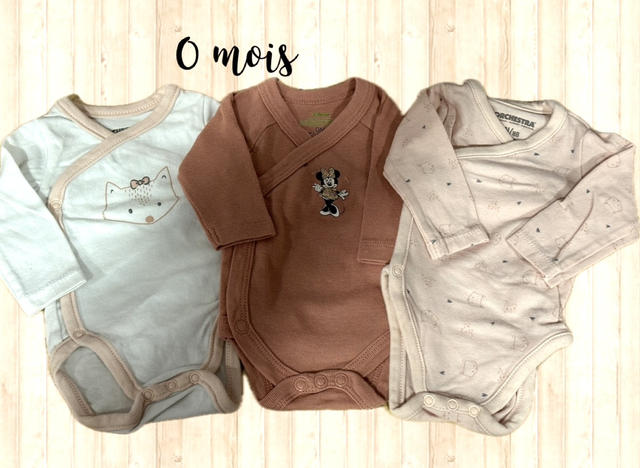 Lot de 3 bodys, ML, orchestra 