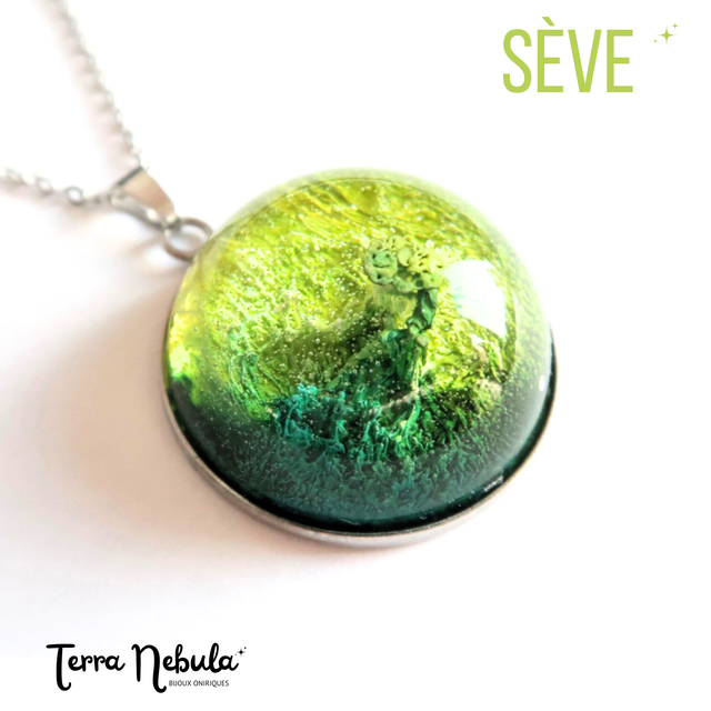 Collier Planète à adopter Sève | BP057 | Pétri