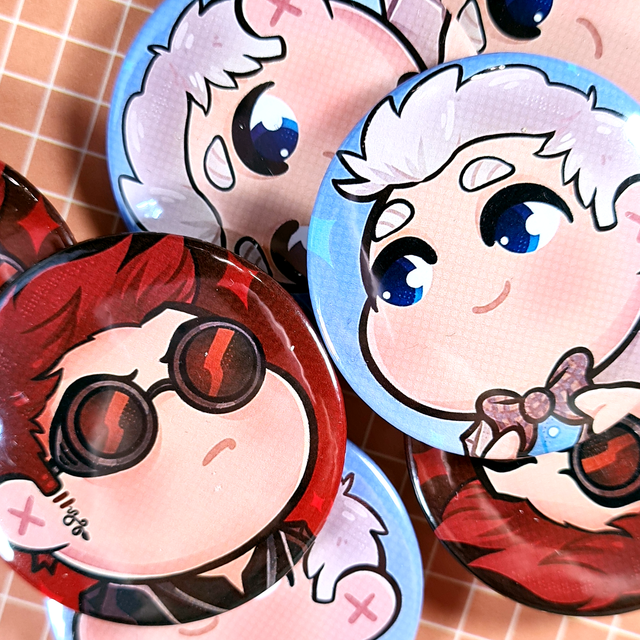 Good Omens Buttons Online Exclusive