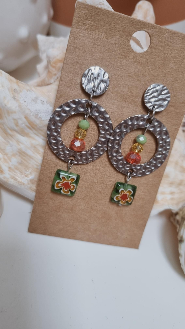 Boucles d'oreilles fleurs