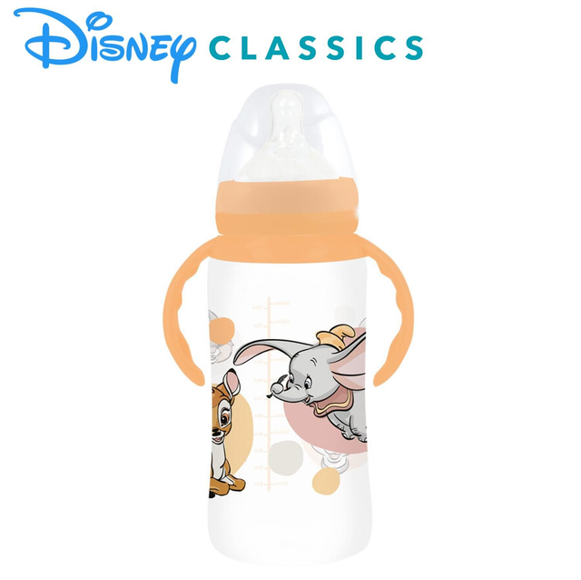 BIBERON CUELLO ANCHO 360ml.C/ASAS CLASSIC DISNEY
