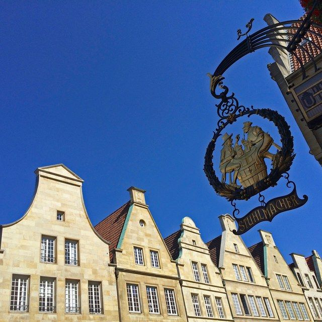 Stuhlmacher-Schild am Prinzipalmarkt