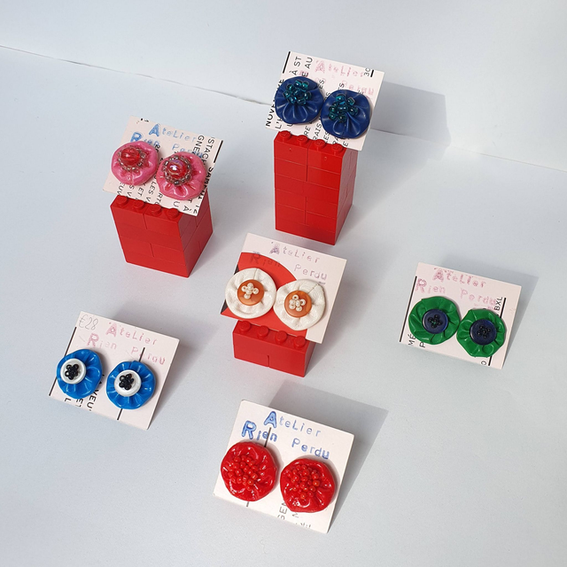 ROSETTE EARRINGS