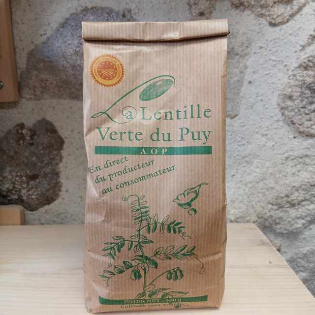 Lentilles vertes du Puy AOP 500g