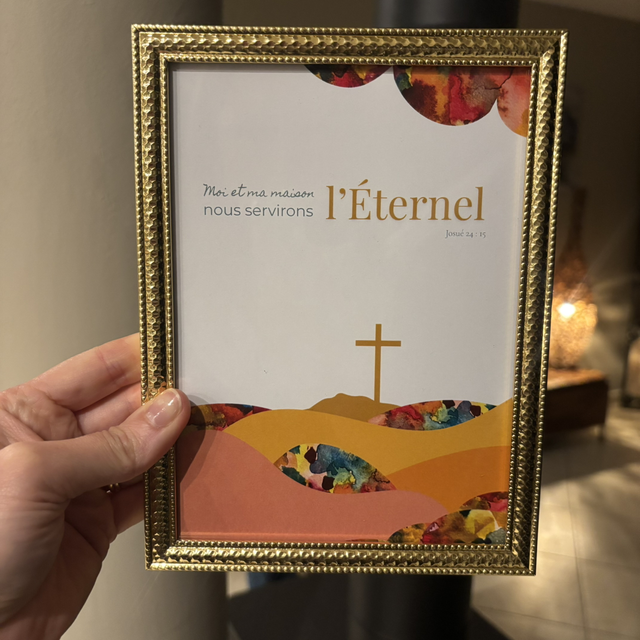 Affiche Nous serviront l’Eternel