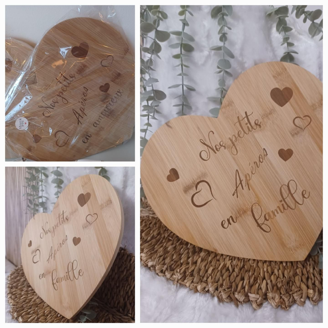 Plateau en forme de coeur