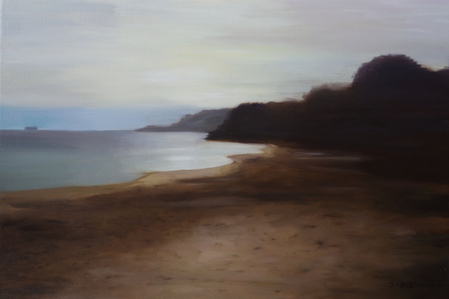 Torpedownia. Mechelinki. 40x60 olej płótno 2024 oprawiony