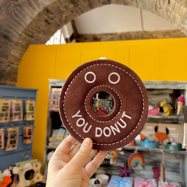 Green &amp; Wilds Derrick the Donut Eco Dog Toy