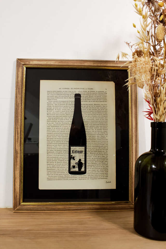 Vin Colmar encadré