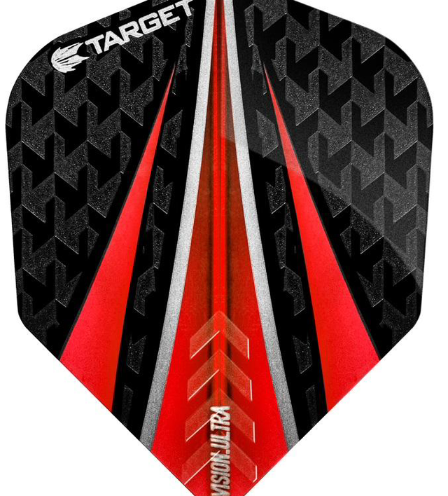TARGET PRO 100 VISION ULTRA RED 3 FIN FLIGHTS 5050807027934