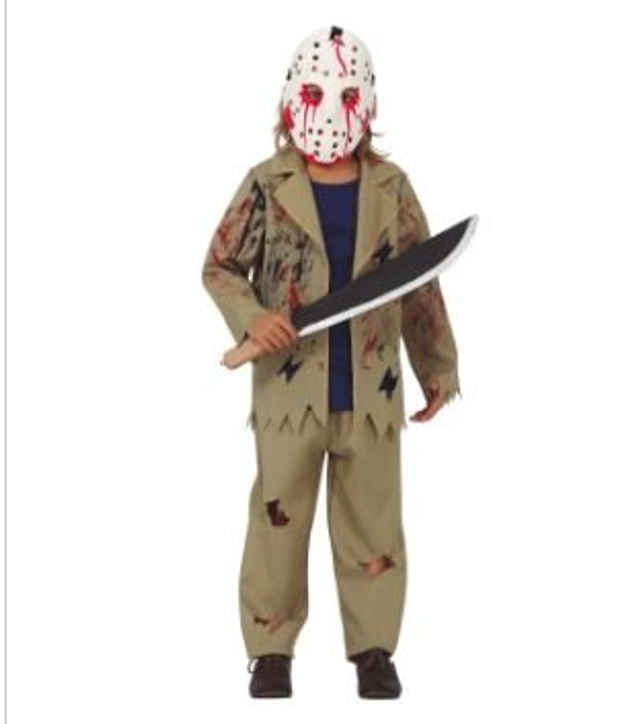 HALLOWEEN ,  COSTUME JASON KIDS  10/12  ANNI (2)