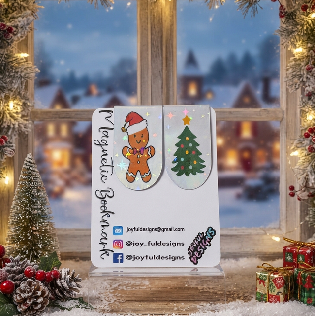 Christmas Magnetic Bookmarks