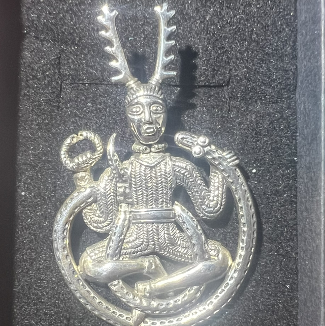 Celtic god cermunnos pendant
