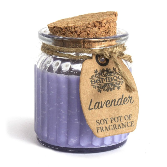 Lavender soy pot of fragrance